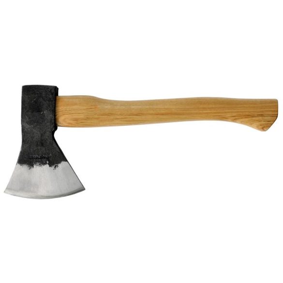 Favágó fejsze, Strend Pro Garden Sandblaster A613, fekete, 800 g, 38 cm, lakkozott fa nyél, homokszórt és festett acél fej