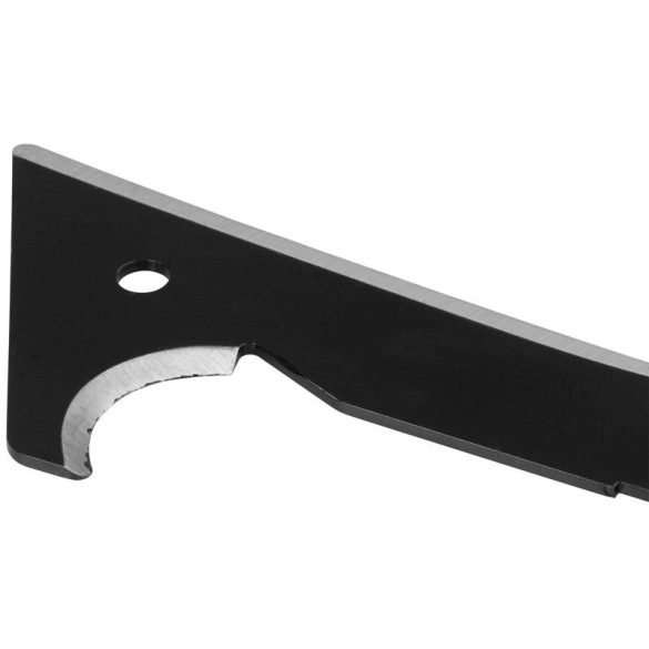 Bozótvágó kés, Strend Pro Premium M180A, fekete/narancs, 27 cm/18 cm pengehossz, szénacél penge, üvegszálas nyél, TPR markolat, élvédő