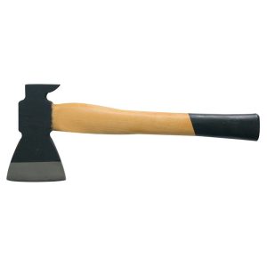 Ácsfejsze, Strend Pro Garden AX301 A618, fekete, 800 g, 37 cm, fa nyél, acél fej, kalapács funkcióval, famegmunkáláshoz