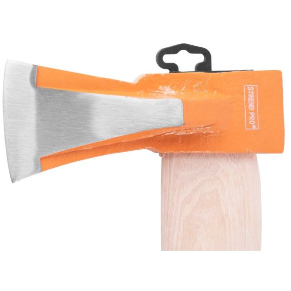 Hasítófejsze, Strend Pro Garden JapanAxe, narancssárga, 2000 g, 80 cm, fa nyél, ék alakú acél fej