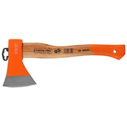   Hasítófejsze, Strend Pro Garden Hickory Wood A613, narancssárga, 800 g, 38 cm, fa nyél, acél fej