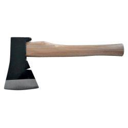   Ácsfejsze, Strend Pro Garden AX305, fekete, 900 g, 38 cm, fa nyél, acél fej, vágóéllel és szeghúzóval