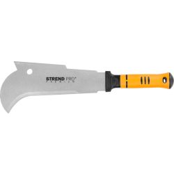   Bozótvágó kés, Strend Pro Premium M135A, sárga/szürke, 27 cm/18 cm pengehossz, PTFE bevonatú acél penge