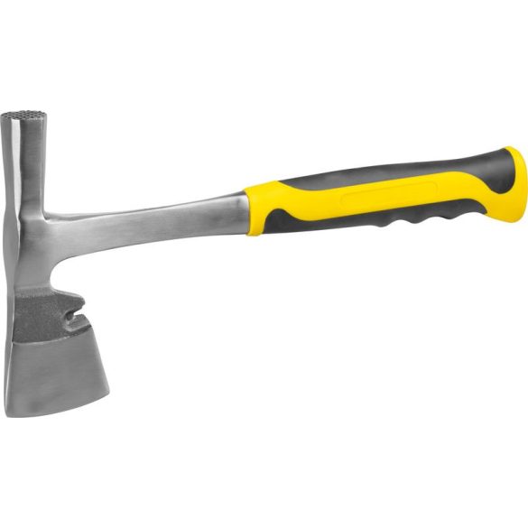 Fejsze-kalapács, Strend Pro Garden SoftHand, sárga/fekete, 600 g, 32,5 cm, üvegszálas nyél, acél fej