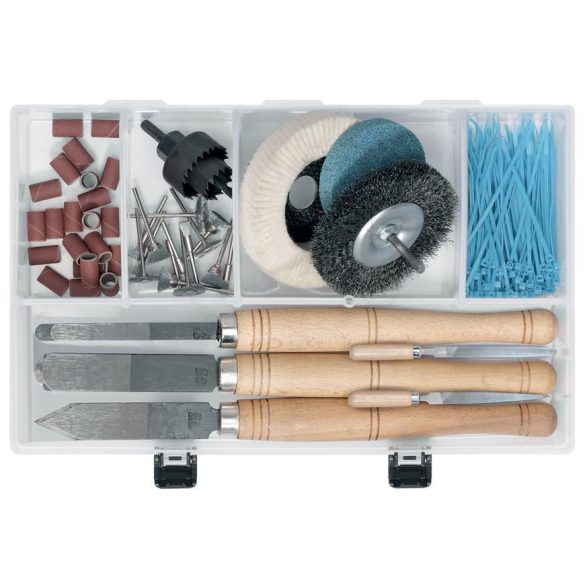 Rendszerező láda, Prosperplast Unibox NUN16, 8,5 x 29,8 x 40 cm, átlátszó, 6 rekesz, zárral, kényelmes fogantyúval