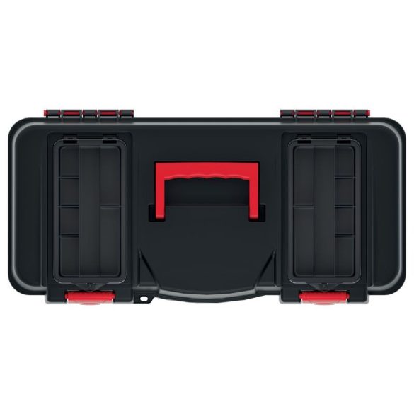 Szerszámosdoboz, Prosperplast Caliber KCR5530, 55 × 26,7 × 27 cm, fekete, fogantyúval, hordozható
