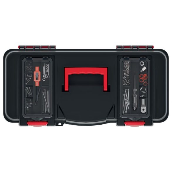 Szerszámosdoboz, Prosperplast Caliber KCR5530, 55 × 26,7 × 27 cm, fekete, fogantyúval, hordozható
