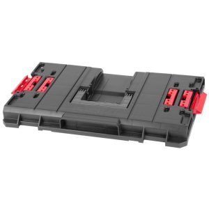 Szerszámosdoboz fedél, Qbrick Patrol, Vario, Qbrick Vario dobozokhoz kompatibilis, fekete, tartós műanyag, moduláris rendszer, por- és nedvességvédelem