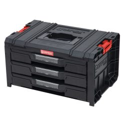   Rendszerező koffer, Qbrick Patrol System Pro Drawer 3 Expert, fekete, 3 fiókos