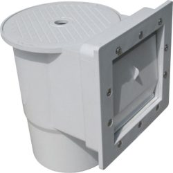   Medence szkimmer, Strend Pro, falba szerelhető, föld feletti medencékhez, 23,5 x 21 x 31 cm, UV-álló műanyag, átlátszó ablak