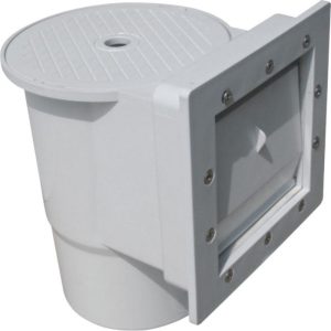 Medence szkimmer, Strend Pro, falba szerelhető, föld feletti medencékhez, 23,5 x 21 x 31 cm, UV-álló műanyag, átlátszó ablak