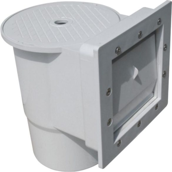 Medence szkimmer, Strend Pro, falba szerelhető, föld feletti medencékhez, 23,5 x 21 x 31 cm, UV-álló műanyag, átlátszó ablak