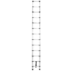   Teleszkópos létra, Strend Pro, 1 x 13 fokos, 380 cm, 125 kg teherbírás, alumínium, csúszásmentes lábakkal, automatikus reteszelés, hordozófogantyú