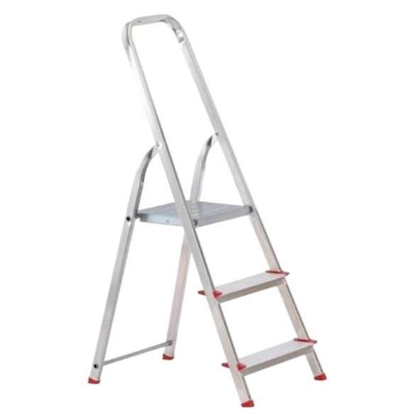 Festőlétra, ALVE Eurostyl 2913, 3 fokos, 55 cm, alumínium, összecsukható, egyoldalas