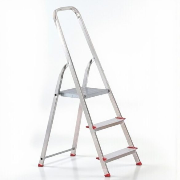 Festőlétra, ALVE Eurostyl 2913, 3 fokos, 55 cm, alumínium, összecsukható, egyoldalas