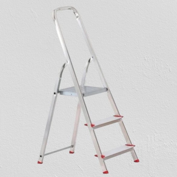 Festőlétra, ALVE Eurostyl 2913, 3 fokos, 55 cm, alumínium, összecsukható, egyoldalas