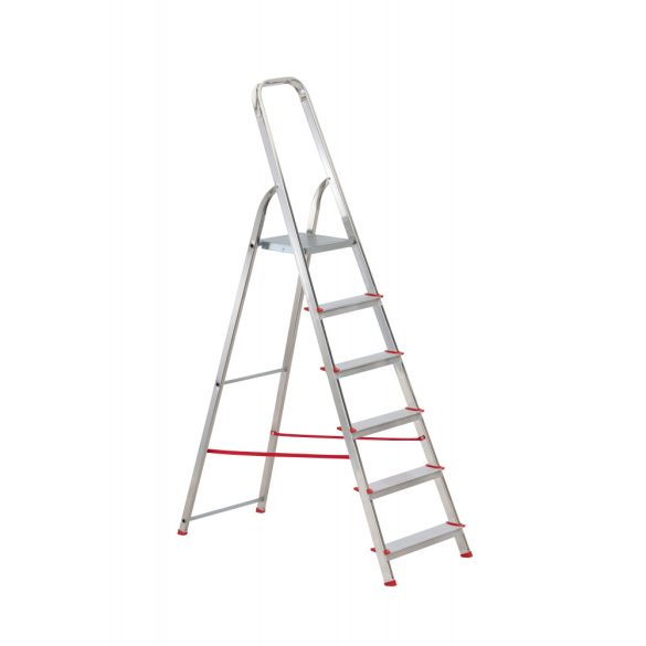 ALVE Eurostyl 2915, 6 fokos alumínium létra - 119cm