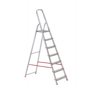 ALVE Eurostyl 2915, 7 fokos alumínium létra - 141cm