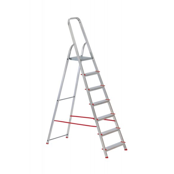 ALVE Eurostyl 2915, 7 fokos alumínium létra - 141cm