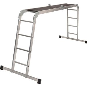 Strend Pro 4in1 4x3 fokos alumínium létra - max. 3.46m
