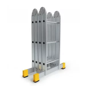 Sokcélú létra, ALVE Forte Profi Plus 4413, 4 x 4 fokos, 436 cm, 3 az 1-ben, lépcsőre állítható, falnak támasztható