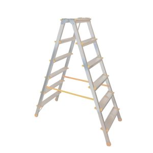 Kétrészes létra, ALVE Eurostyl Hobby 1926, 2 x 6 fokos, 132 cm, 150 kg teherbírás, kétoldalas kivitel