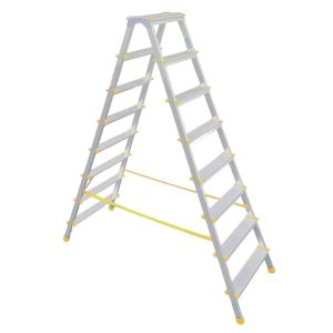 Kétrészes létra, ALVE Eurostyl Hobby 1928, 2 x 8 fokos, 178 cm, 150 kg teherbírás, kétoldalas kivitel