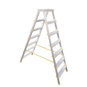 Kétrészes létra, ALVE Eurostyl Hobby 1927, 2 x 7 fokos, 155 cm, 150 kg teherbírás, kétoldalas kivitel