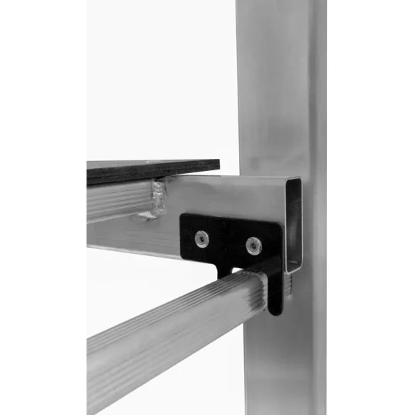 Állvány, Strend Pro Ikar, platformmal, alumínium, 2 x 5 fokos, 400 cm, 3 az 1-ben, EN 131 szabvány, maximum 150 kg