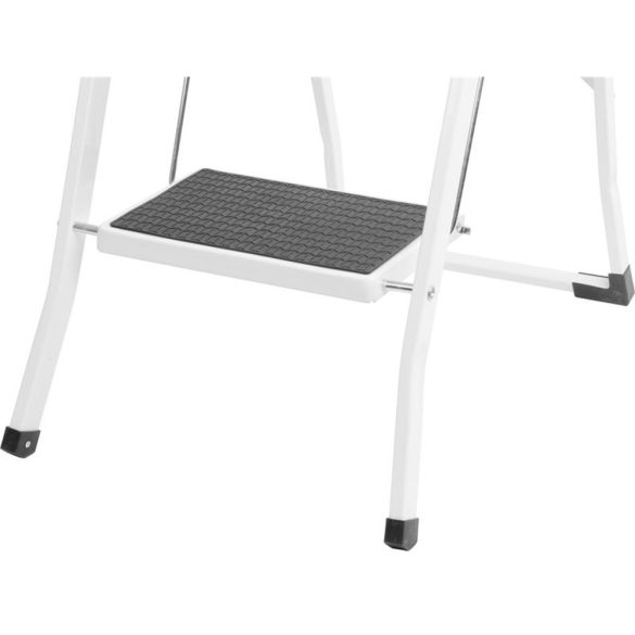 Festőlétra, Strend Pro LFD114, 4 fokos, 92 cm, acél, fehér, csúszásgátlós, összecsukható