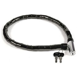   Kerékpárzár, Strend Pro LH0503 Strong, fekete, 80 x 18 mm, lopásgátló, 2 db kulccsal