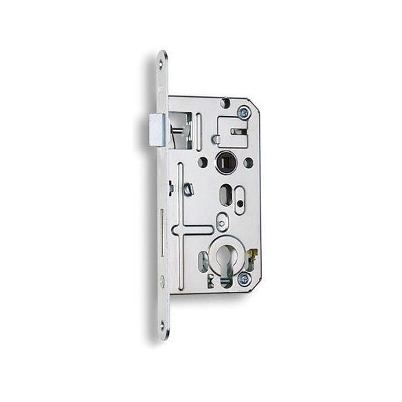 Bevésőzár, Hobes K133 J/B 72/50/80 mm, cilinderes, jobbos/balos, áttétellel