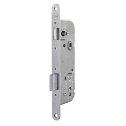   Bevésőzár, Yale 5200N J/B 1/2 90/40/60 mm, mechanikus, jobbos/balos, közönséges kulccsal működtethető, kétrészes szerelvénnyel szerelhető