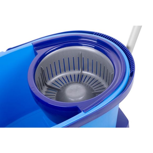 Felmosó szett, Strend Pro, 35 l, ipari, forgatható, kerekes, műanyag, csavarórendszeres, fogantyúval