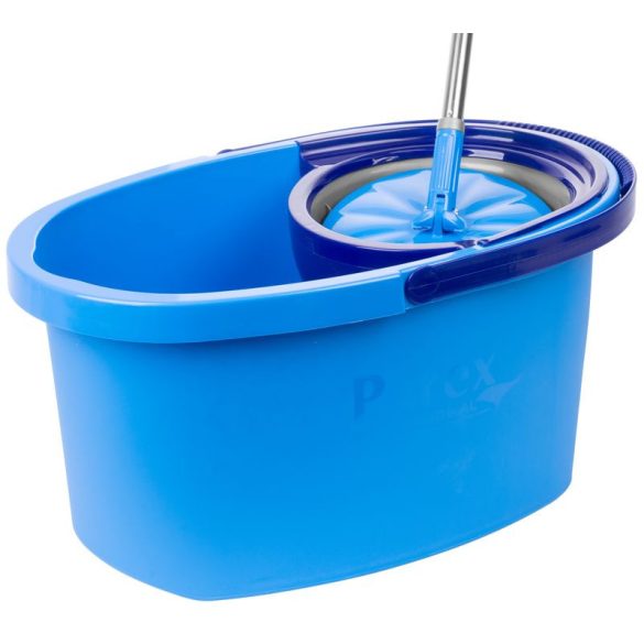 Felmosó szett, Strend Pro, 35 l, ipari, forgatható, kerekes, műanyag, csavarórendszeres, fogantyúval