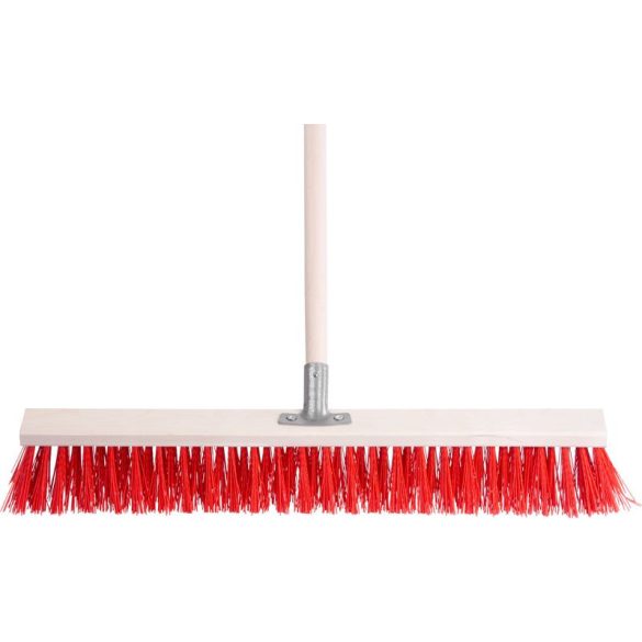 Útseprű, Strend Pro InDust, 60 cm, nyéllel, kültéri burkolathoz, felületkímélő, járdához, térkőhöz