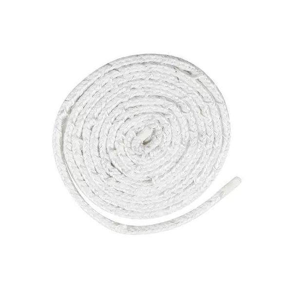 Kályhaajtó tömítőzsinór, Strend Pro SFS-20W, 200 cm, 0,8 x 0,8 cm, fehér, tűzhelyhez, kandallóhoz és kályhához, megbízható tömítés