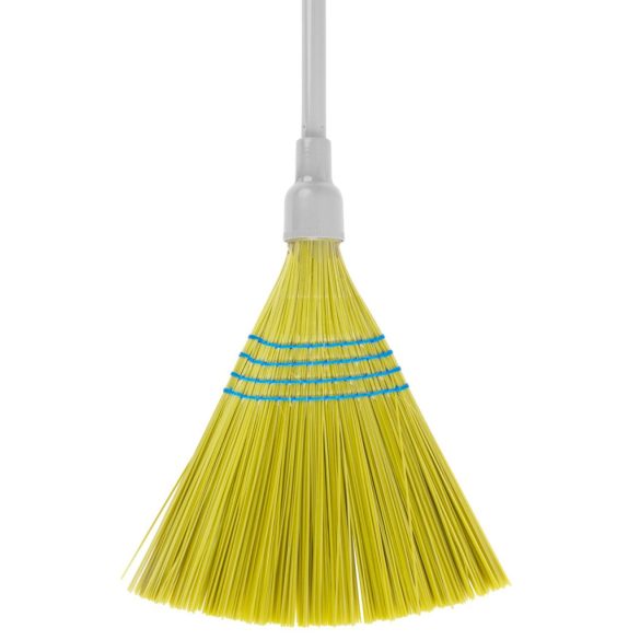 Seprű, MagicHome 3805Y Sorgo, sárga, 148 cm fém nyél