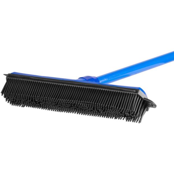 Seprű, Neco 20-0020-11, 300 mm, szürke, gumisörtékkel és lehúzóval, 126 cm nyéllel