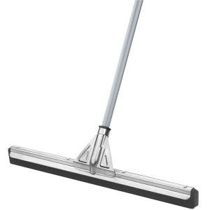 Vízlehúzó, Neco, padlóhoz, dupla szívógumis fej, acél, PP és EVA anyagokból, 55 cm fej, 125 cm nyél