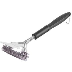   Strend Pro Gril kefe acéldróttal, kaparóval - 41,5x16x8,8 cm