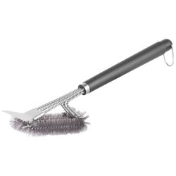   Strend Pro Grill rozsdamentes acél kefe kaparóval - 42x10x7cm