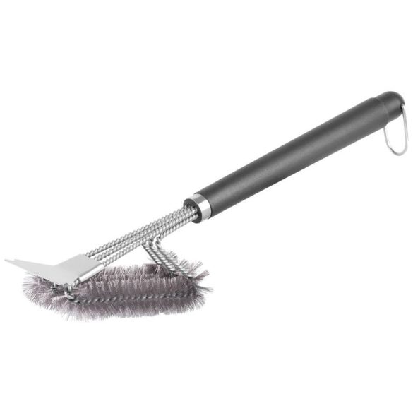 Strend Pro Grill rozsdamentes acél kefe kaparóval - 42x10x7cm