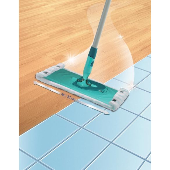 Felmosóhuzat, Leifheit 55320 Twist Micro Duo, M, mikroszálas, mosógépben mosható, gyorsan szárad, pattintós rögzítés, Clean Twist és Combi kompatibilis