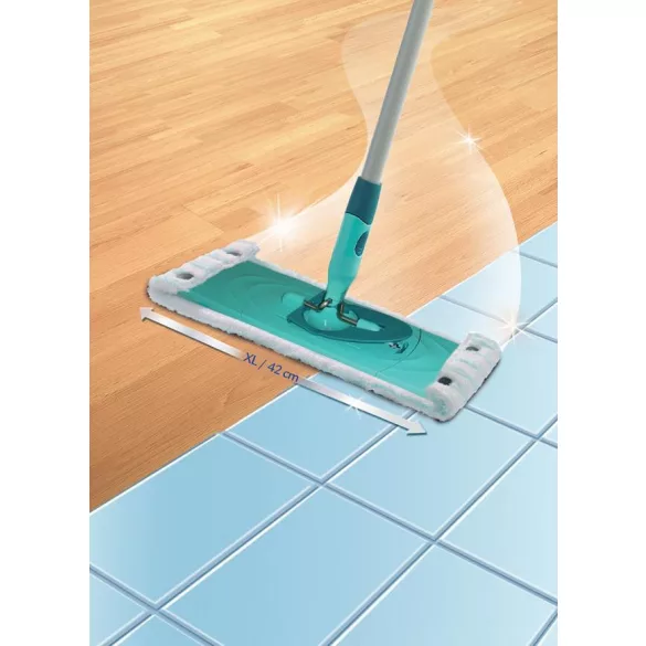Felmosóhuzat, Leifheit 52017 Twist Micro Duo XL, 42 cm, mikroszálas, pótlás, Clean Twist és Combi kompatibilis, mosógépben mosható