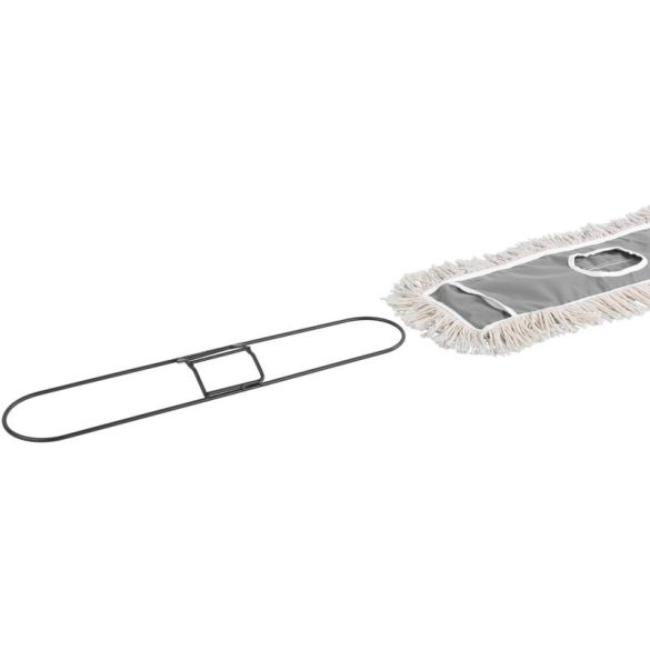 Felmosó, Neco, 60 x 13 cm pad, pamut fej, acél és PP kivitel, erős nedvszívó, gépben mosható, cserélhető pad, fa, csempe és vinil felületekre