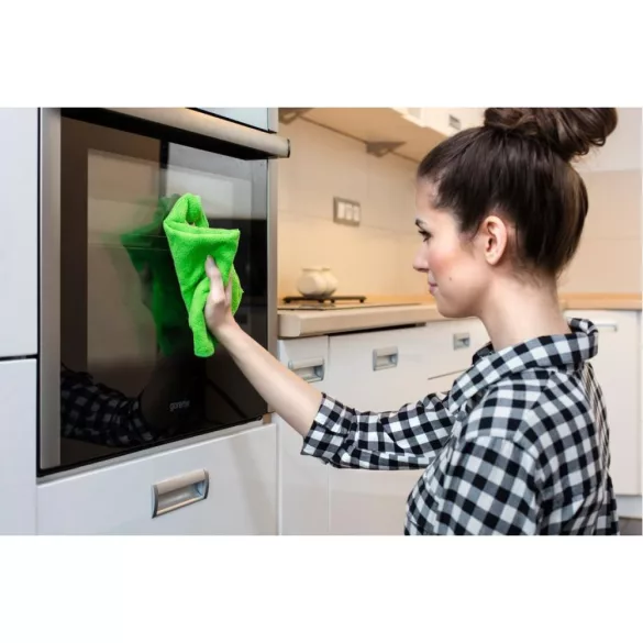 Mikroszálas törlőkendő, Vileda Colors, 8 darabos csomag, vegyszermentes, színes mikroszálakkal
