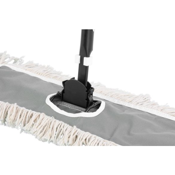 Felmosó, Neco, 90 x 13 cm, pamut fej, acél, polipropilén, gépben mosható és cserélhető pad, fa, csempe és vinil felületekre