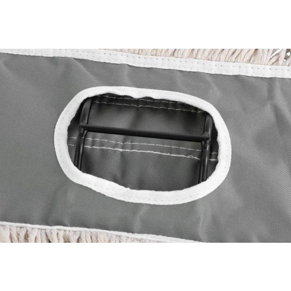 Felmosó, Neco, 90 x 13 cm, pamut fej, acél, polipropilén, gépben mosható és cserélhető pad, fa, csempe és vinil felületekre