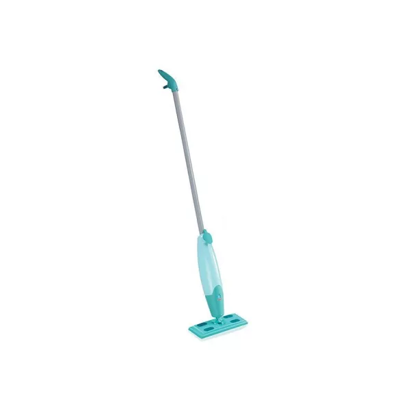 Felmosó, Leifheit Picospray, fehér/zöld, 26 cm széles, 0,8 liter tartály, permetezős forgó fejjel és levehető tartállyal, nedvességre érzékeny padlókhoz is